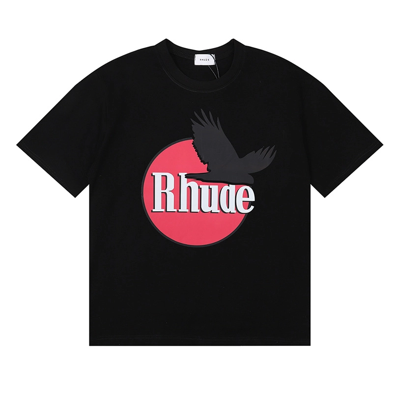 rhude eagle logo print t-shirt reps