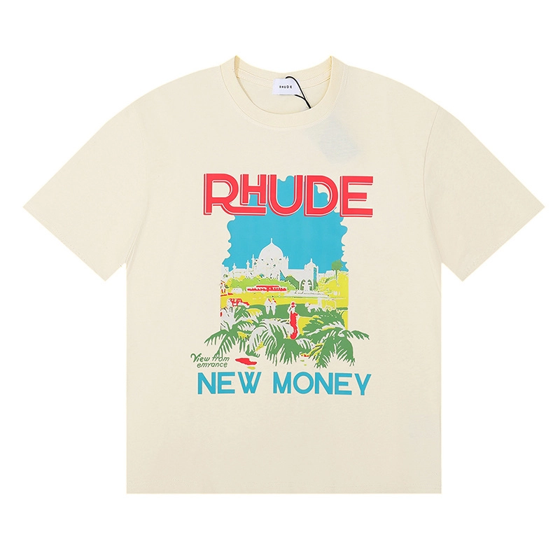 rhude windowsil print t-shirt reps