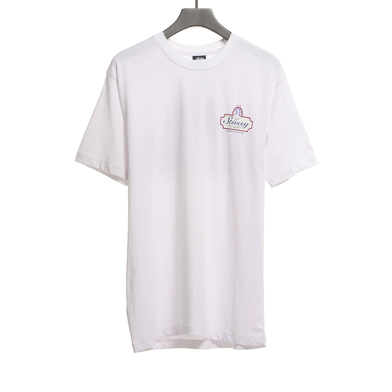 stussy classic character print t-shirt reps