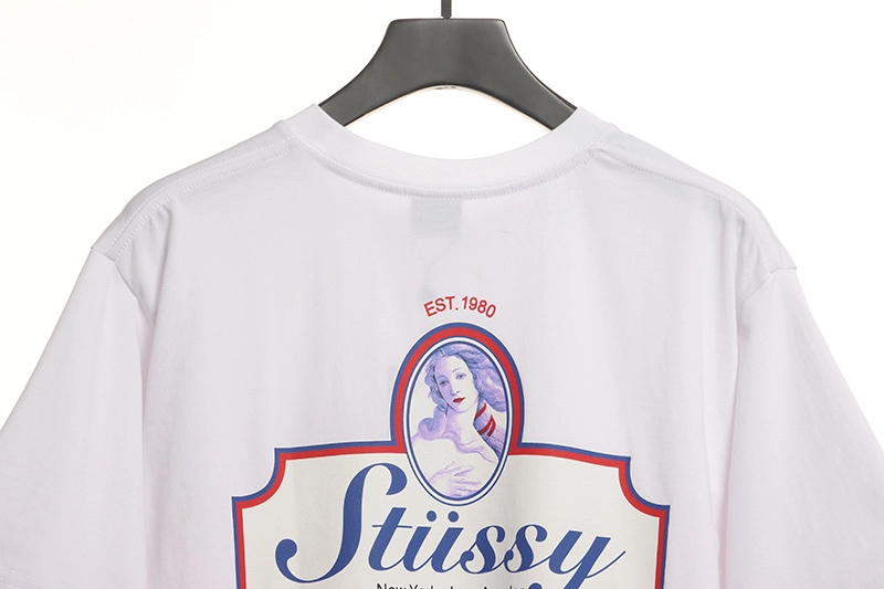 stussy classic character print t-shirt reps