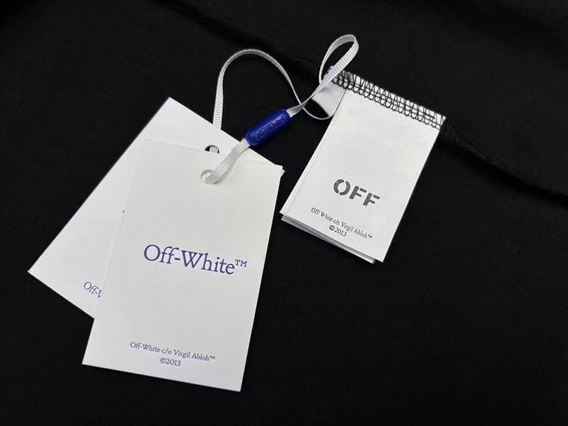 off-white c/o virgil abloh crackled print t-shirt