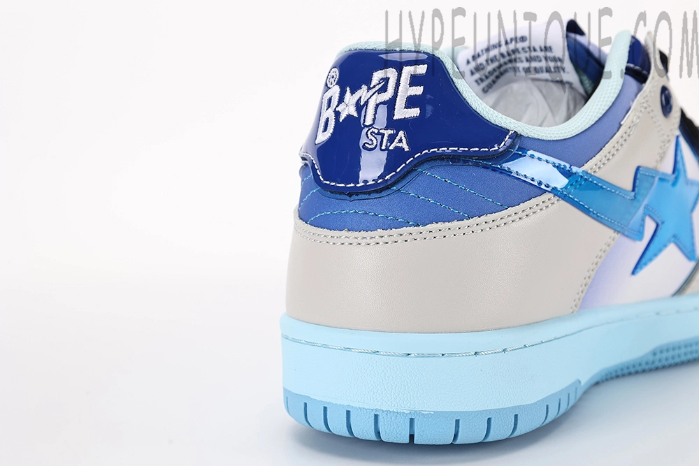 a bathing ape sk8 sta ‘grey blue’