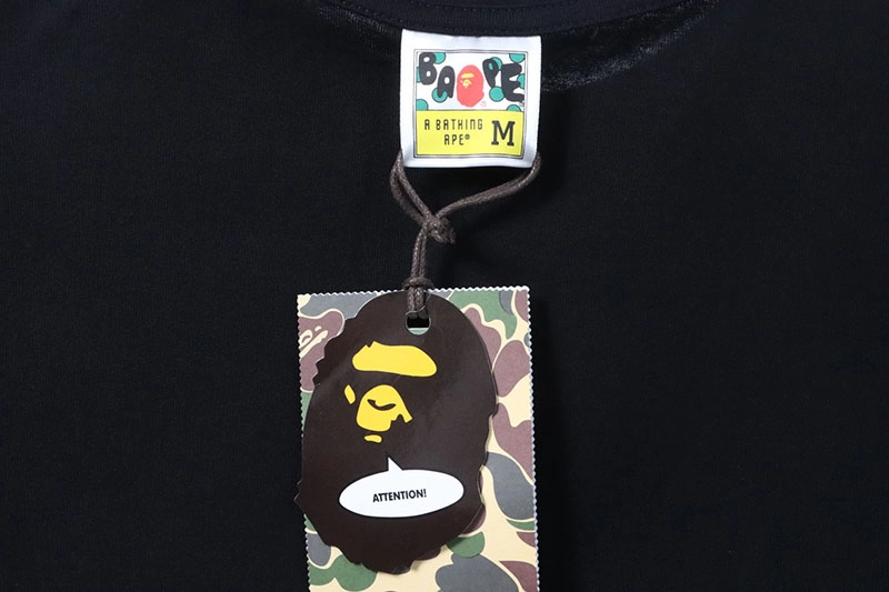 bape camo shark print t-shirt