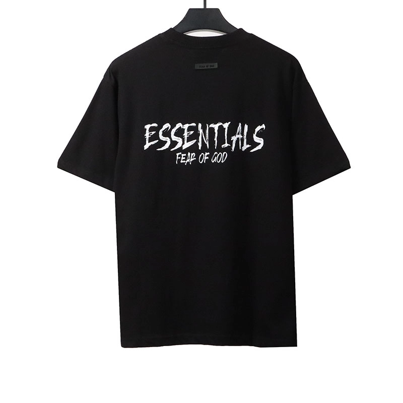 fear of god essentials signature letter t-shirt