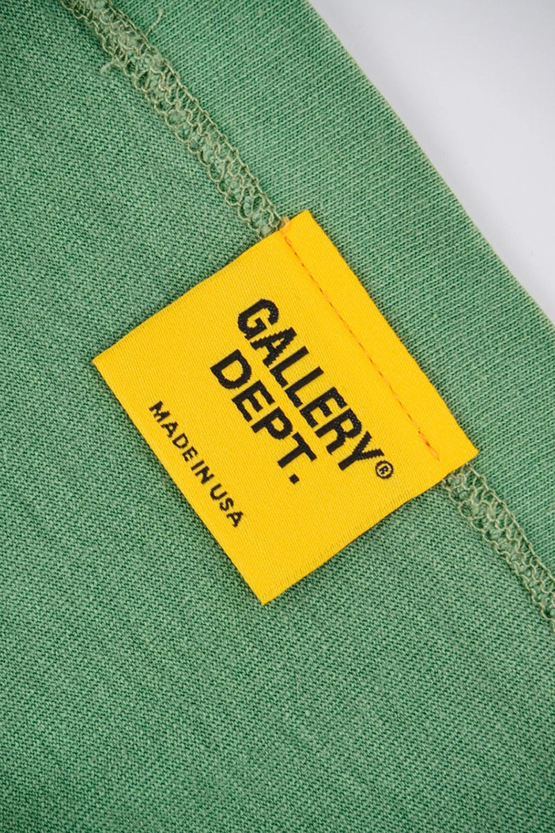 gallery dept vintage logo t-shirt green