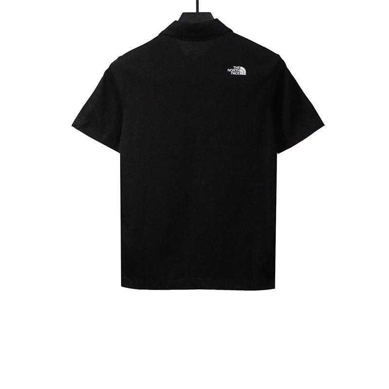 the north face small logo polo