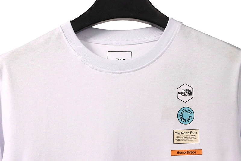 the north face various logo print t-shirt