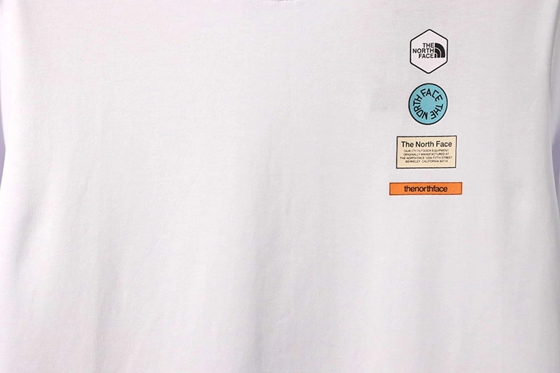 the north face various logo print t-shirt