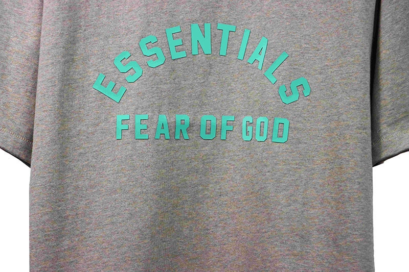 fear of god essentials fluorescent letter t-shirt