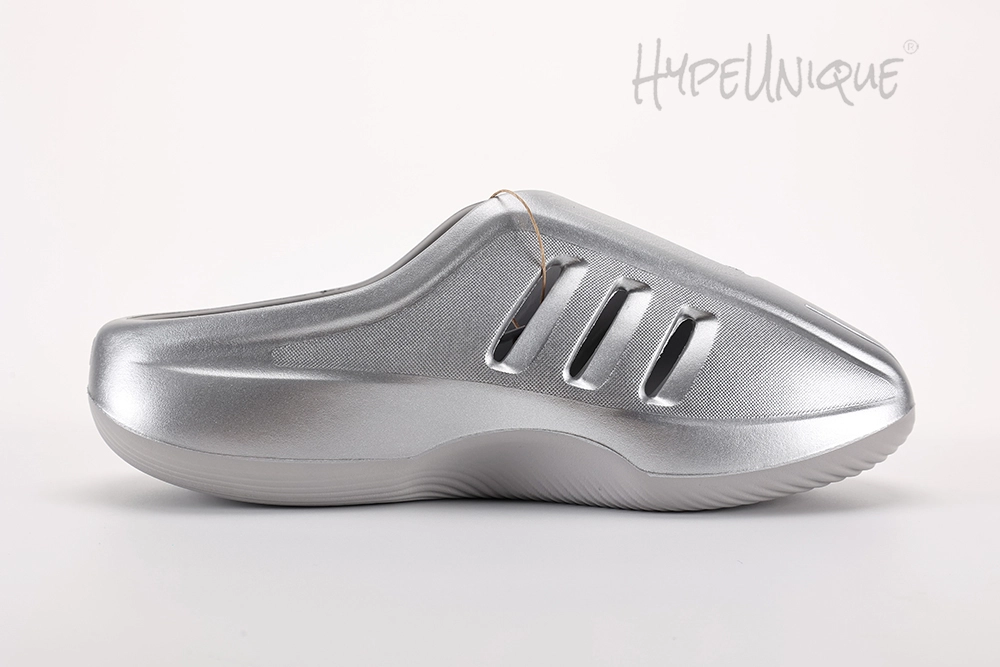 adifom iiinfinity mule metallic silver