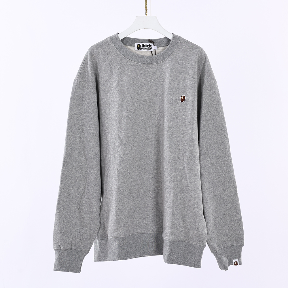 bape ape head one point relaxed fit crewneck (ss23)